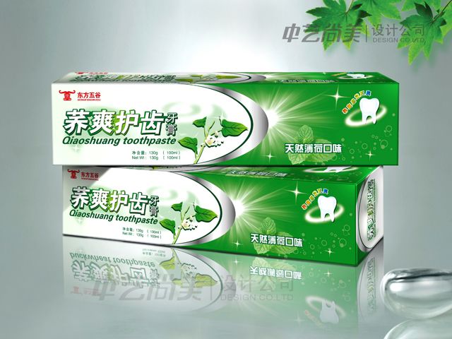 北京東方五谷 蕎爽牙膏包裝設(shè)計