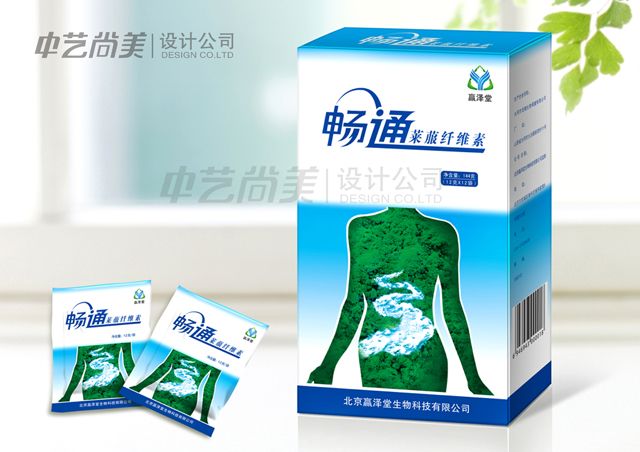 北京贏澤堂 暢通纖維素包裝設(shè)計