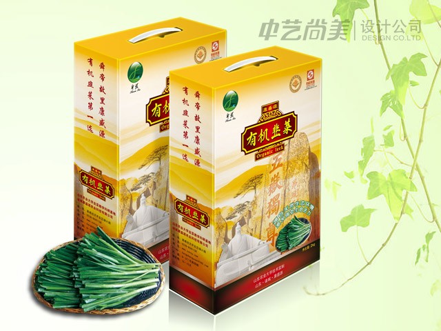 有機韭菜 禮盒包裝設(shè)計