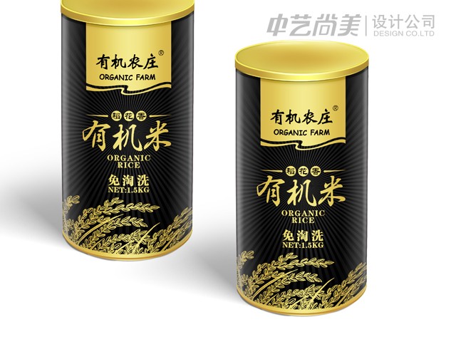 稻花香 有機米包裝設(shè)計