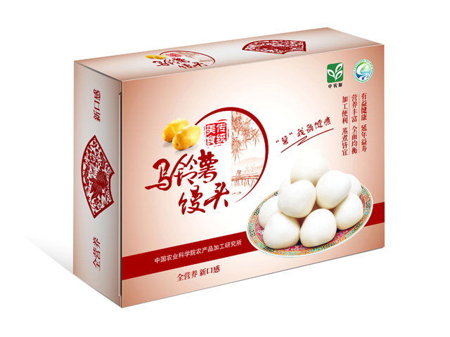 中國農(nóng)業(yè)科學院 馬鈴薯饅頭包裝設(shè)計